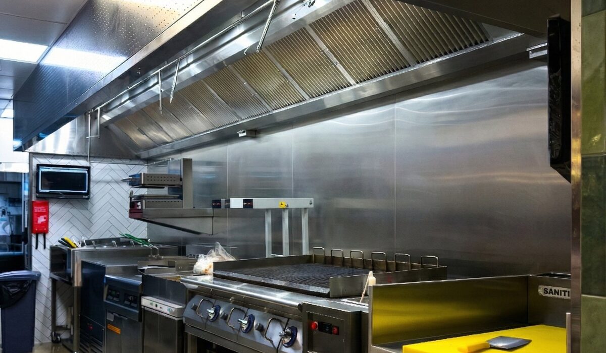 Nando's UAE kitchen, grill line and exhaust hood installed by Cleresdyne